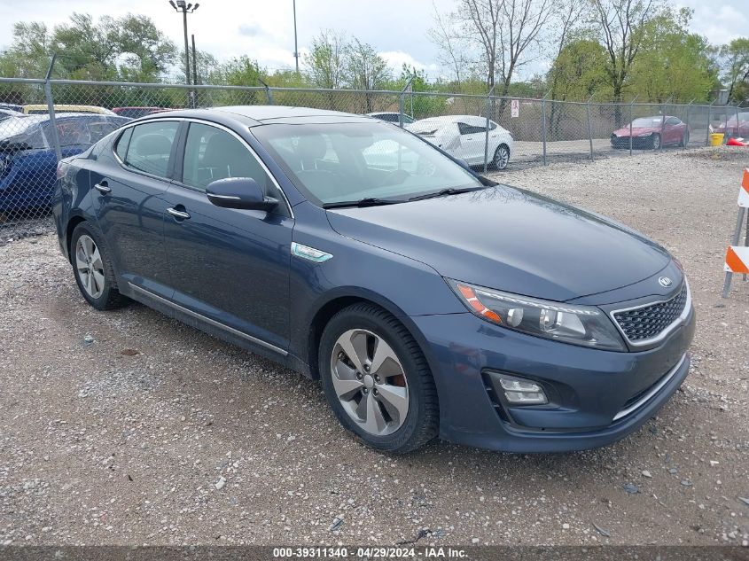 2014 Kia Optima Hybrid Ex VIN: KNAGN4AD6E5064611 Lot: 39311340