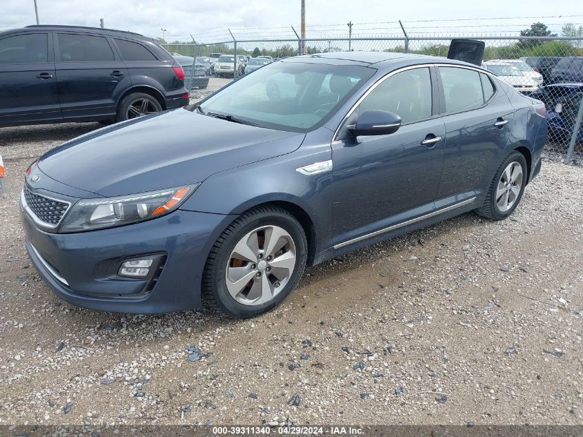 2014 Kia Optima Hybrid Ex VIN: KNAGN4AD6E5064611 Lot: 39311340