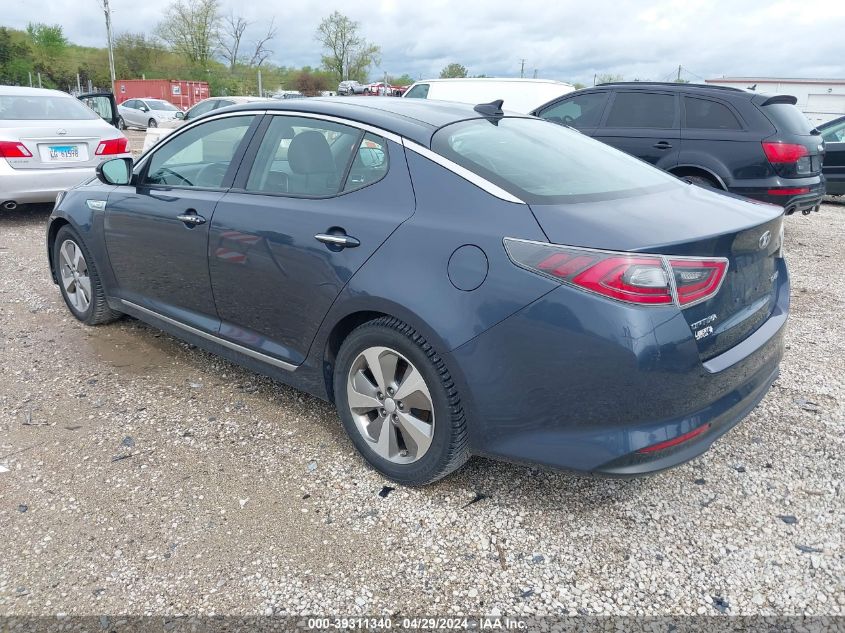 2014 Kia Optima Hybrid Ex VIN: KNAGN4AD6E5064611 Lot: 39311340