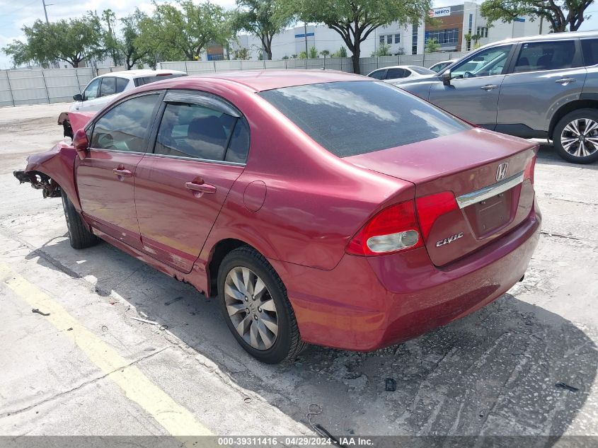 2HGFA16839H338593 | 2009 HONDA CIVIC