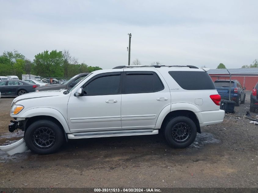 2007 Toyota Sequoia Limited V8 VIN: 5TDBT48A77S287901 Lot: 39311513