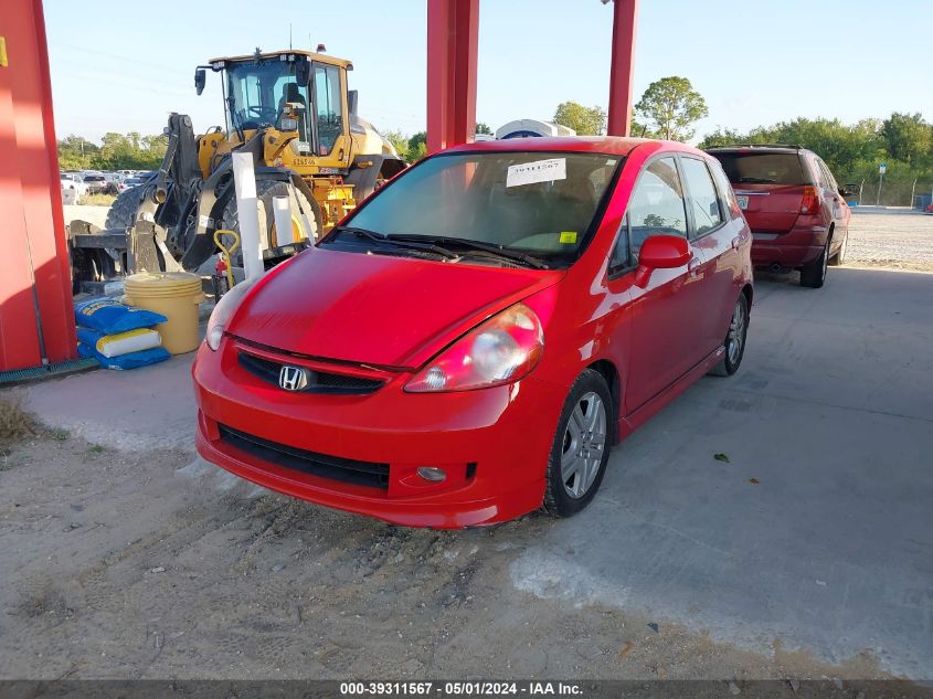 JHMGD38678S002064 | 2008 HONDA FIT