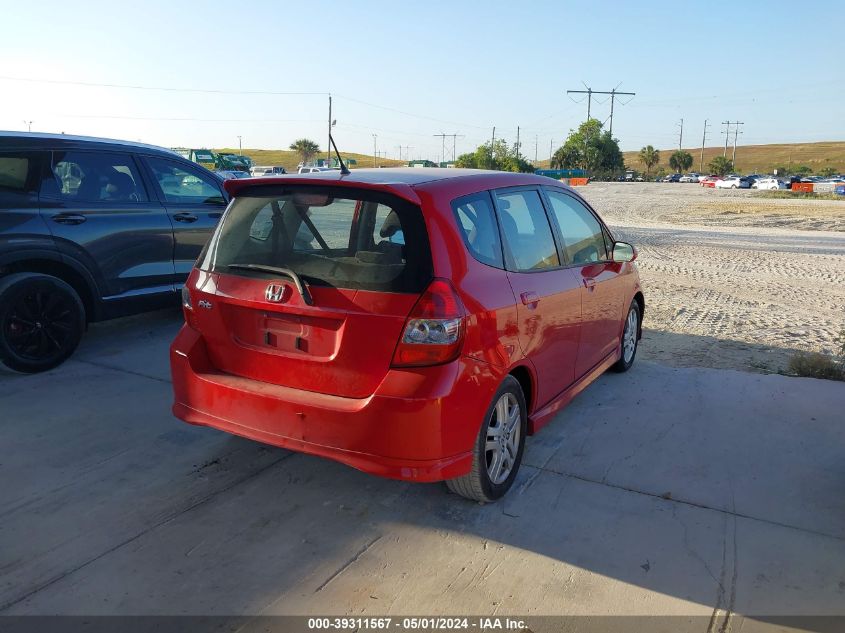 JHMGD38678S002064 | 2008 HONDA FIT