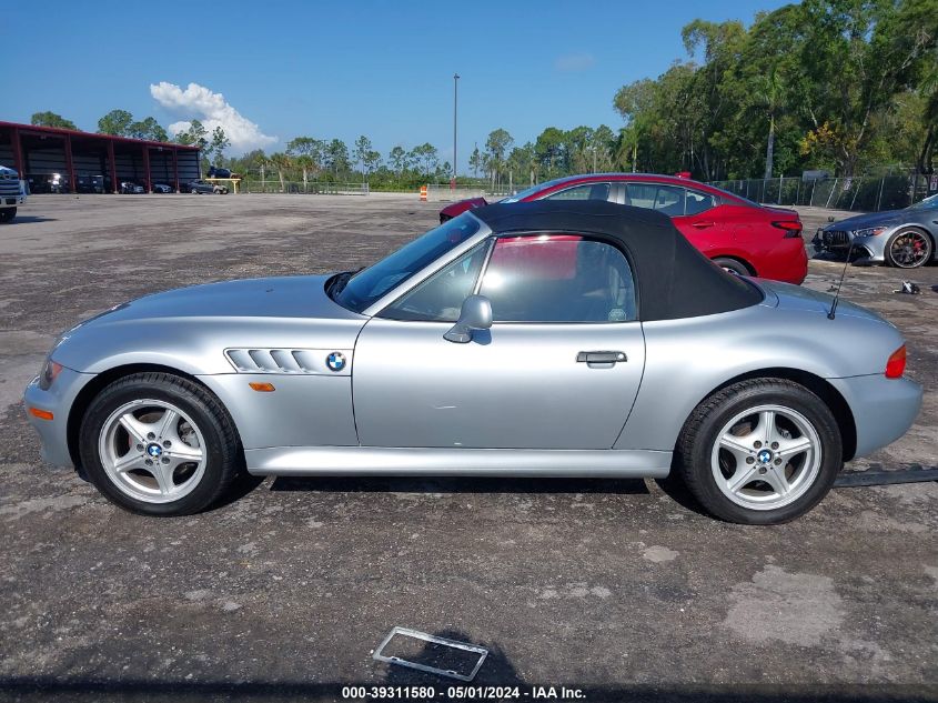 1997 BMW Z3 1.9L Roadster VIN: 4USCH7320VLB79512 Lot: 39311580