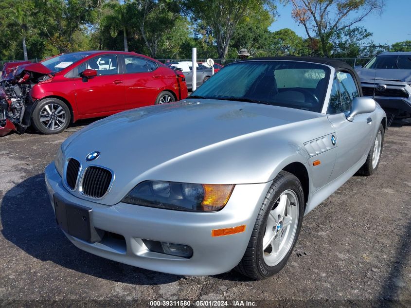 1997 BMW Z3 1.9L Roadster VIN: 4USCH7320VLB79512 Lot: 39311580