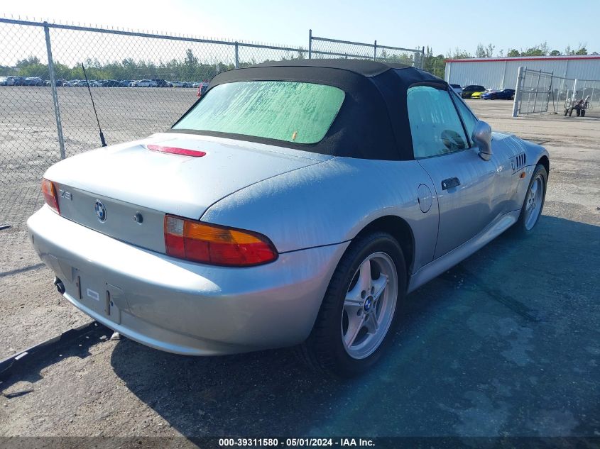 1997 BMW Z3 1.9L Roadster VIN: 4USCH7320VLB79512 Lot: 39311580