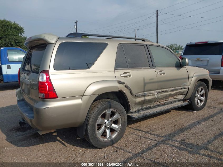 2006 Toyota 4Runner Limited V8 VIN: JTEZT17R468009590 Lot: 39311586