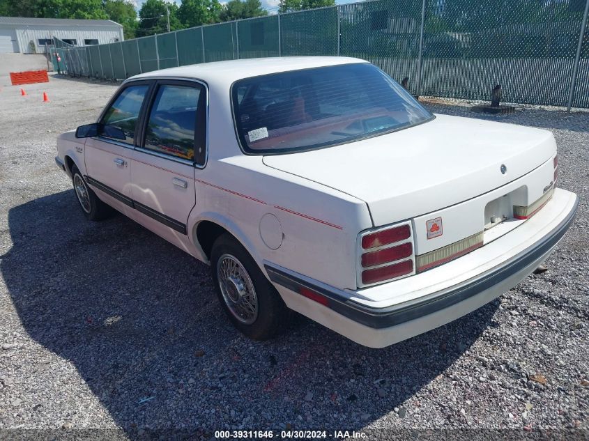 1992 Oldsmobile Cutlass Ciera S VIN: 1G3AL54NXN6429598 Lot: 39311646