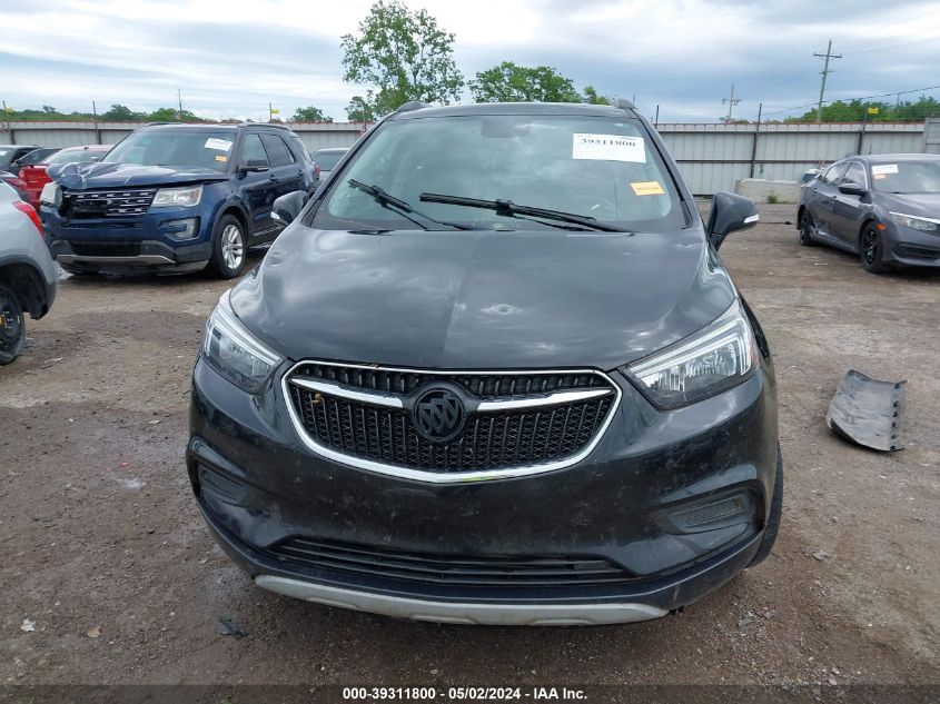 2019 Buick Encore Fwd Preferred VIN: KL4CJASBXKB901134 Lot: 39311800