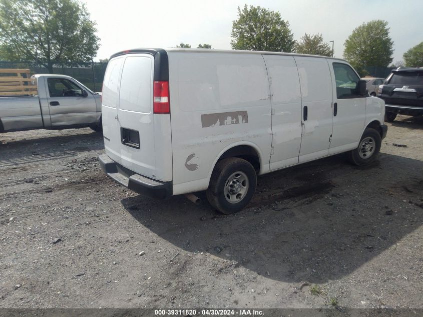 2020 Chevrolet Express Cargo Rwd 2500 Regular Wheelbase Wt VIN: 1GCWGAFG4L1159666 Lot: 39311820