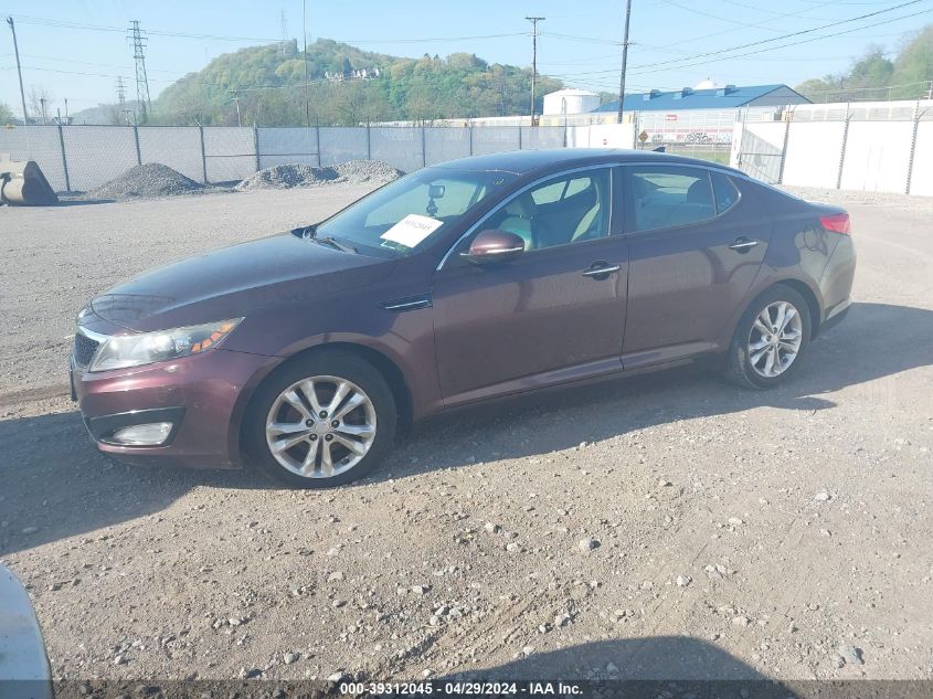 2013 Kia Optima Lx VIN: 5XXGM4A77DG224862 Lot: 39312045