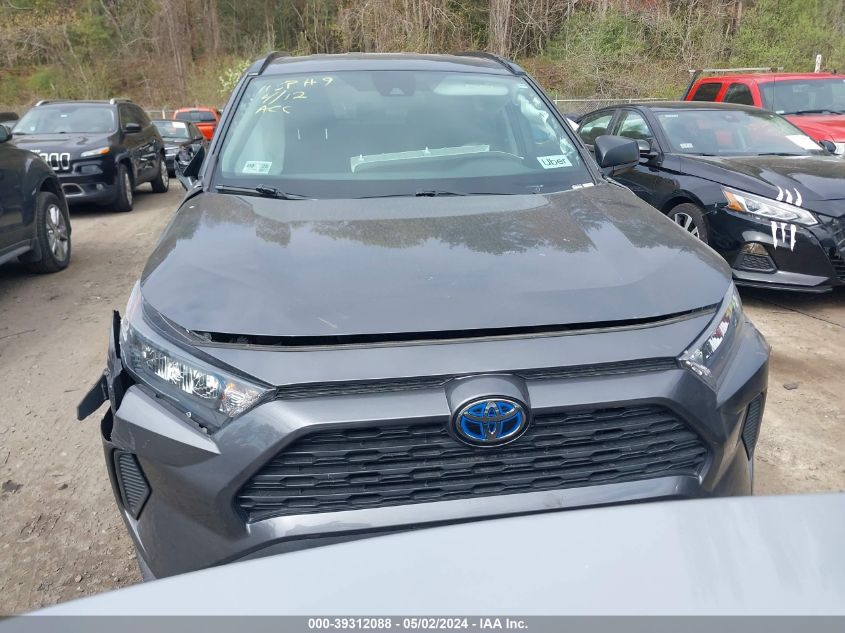 2021 Toyota Rav4 Le Hybrid VIN: 4T3LWRFV7MU028754 Lot: 39312088