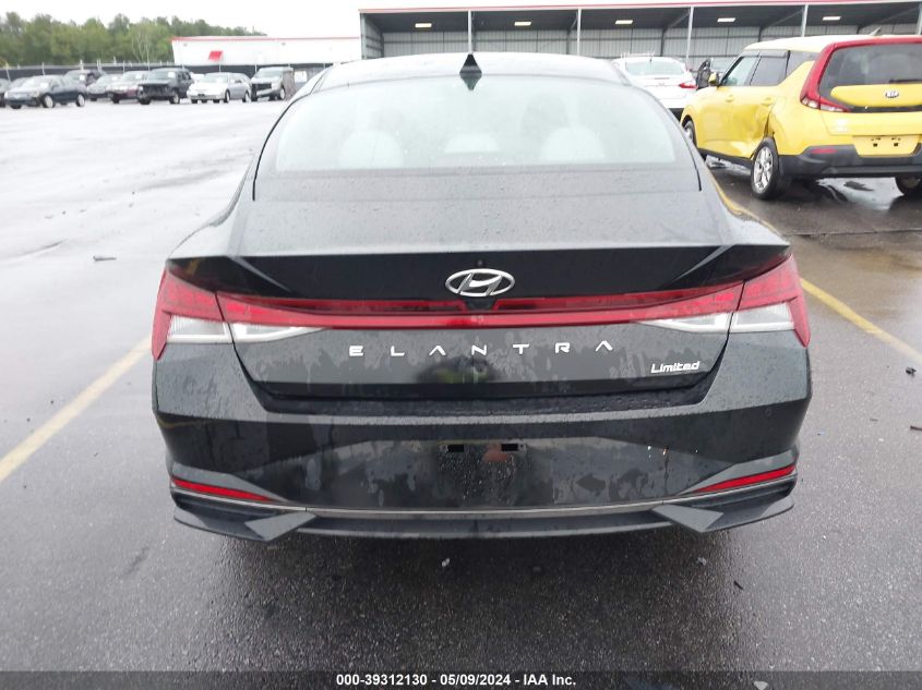 2022 Hyundai Elantra Limited VIN: 5NPLP4AG7NH083738 Lot: 39312130