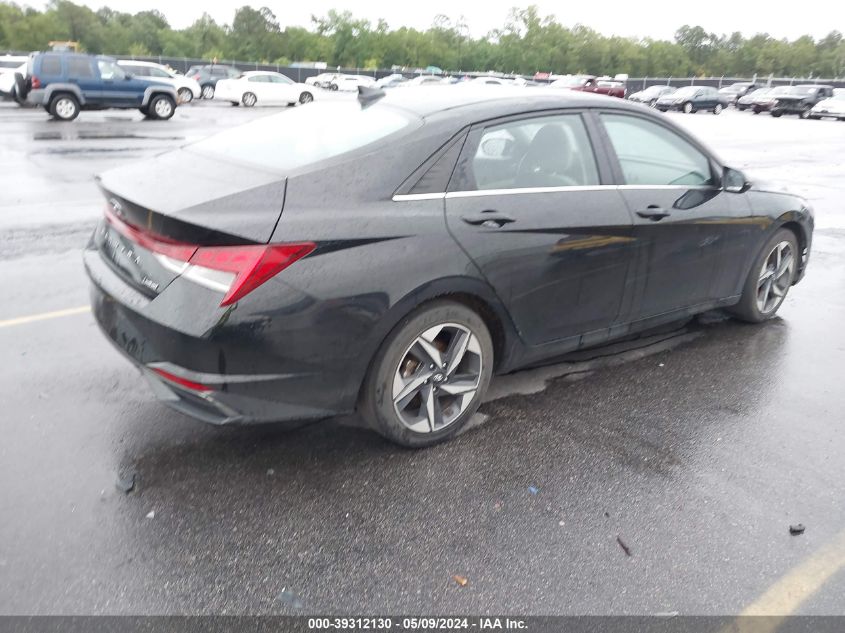 2022 Hyundai Elantra Limited VIN: 5NPLP4AG7NH083738 Lot: 39312130