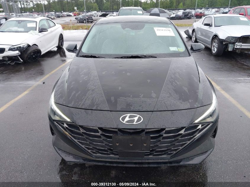 2022 Hyundai Elantra Limited VIN: 5NPLP4AG7NH083738 Lot: 39312130