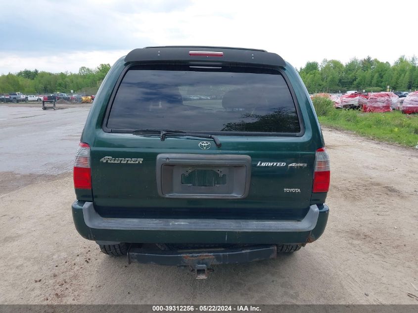 1999 Toyota 4Runner Limited V6 VIN: JT3HN87R5X9022920 Lot: 39312256