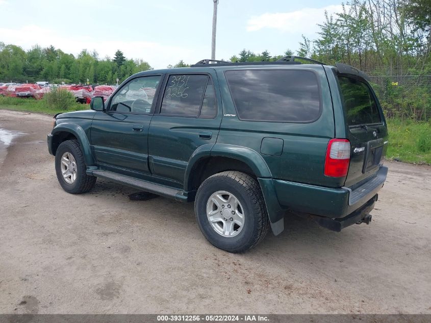 1999 Toyota 4Runner Limited V6 VIN: JT3HN87R5X9022920 Lot: 39312256