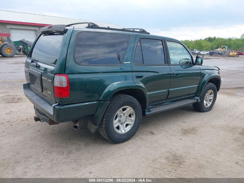 1999 Toyota 4Runner Limited V6 VIN: JT3HN87R5X9022920 Lot: 39312256