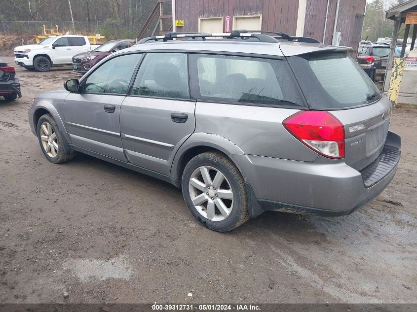 2008 Subaru Outback 2.5I/2.5I L.l. Bean Edition VIN: 4S4BP61CX87350766 Lot: 40291086