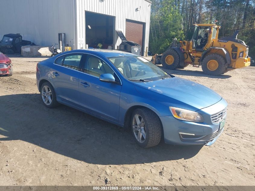 2014 Volvo S60 T5/T5 Platinum/T5 Premier/T5 Premier Plus VIN: YV1612FS9E2274590 Lot: 39312869