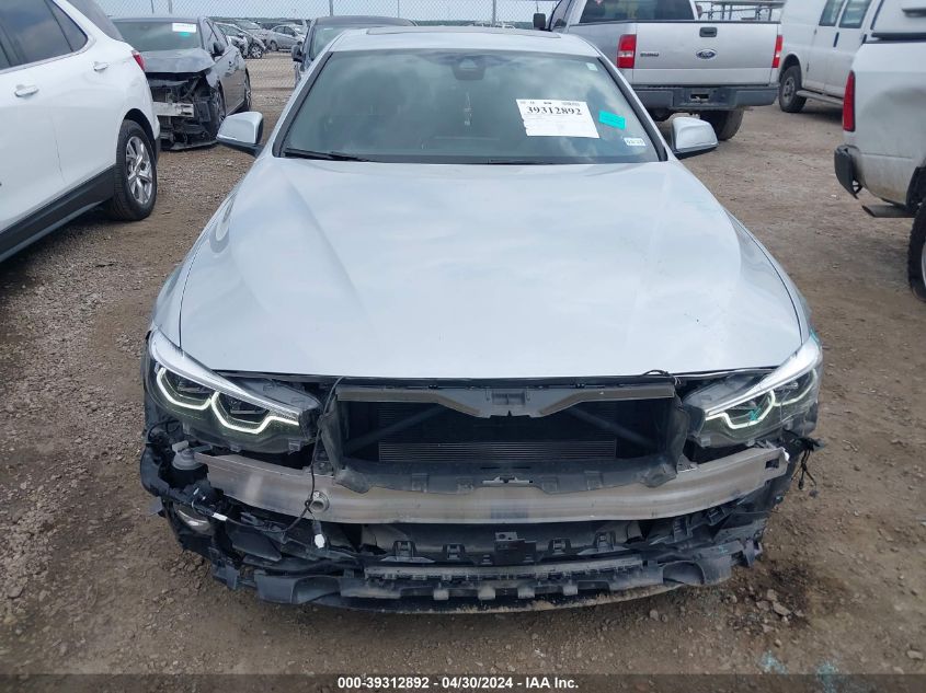 2020 BMW 440I VIN: WBA4W7C09LFH91151 Lot: 39312892