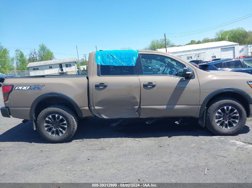 2023 Nissan Titan Pro-4X 4X4 VIN: 1N6AA1ED3PN113695 Lot: 39312909