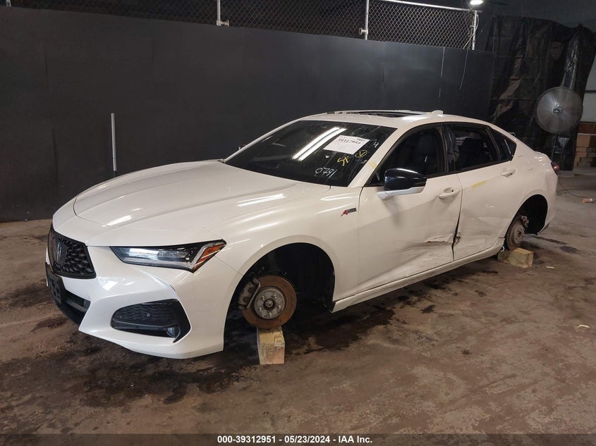 2022 Acura Tlx A-Spec Package VIN: 19UUB5F52NA000791 Lot: 39312951