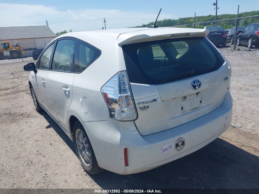 2012 Toyota Prius V Three VIN: JTDZN3EU7C3169702 Lot: 39312952