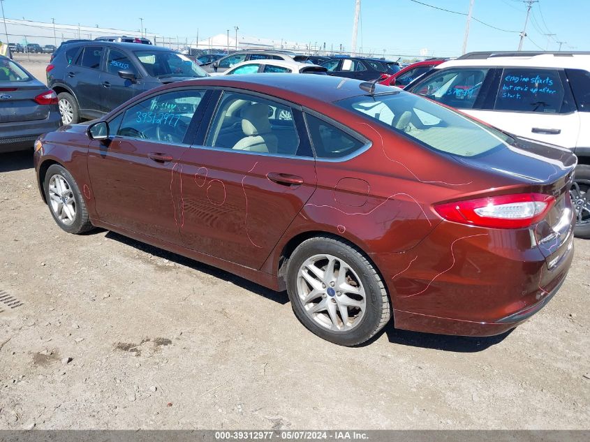 2016 Ford Fusion Se VIN: 3FA6P0H70GR352812 Lot: 39312977