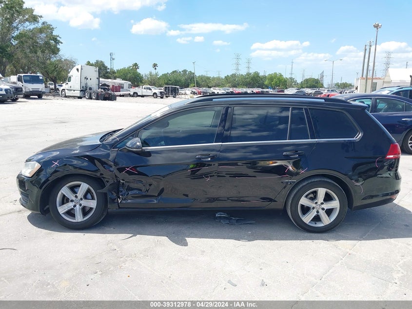 2015 VOLKSWAGEN GOLF SPORTWAGEN TDI S 4-DOOR - 3VWFA7AU7FM508955