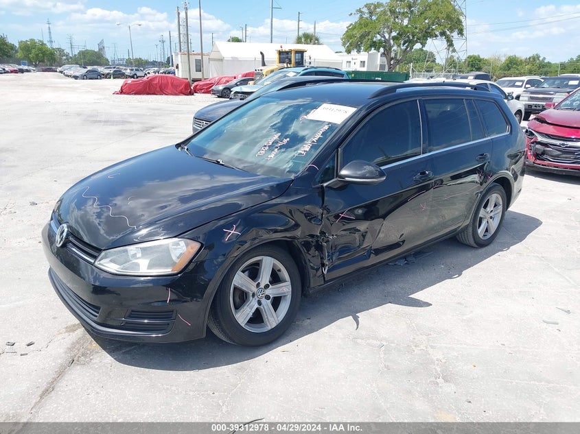 2015 VOLKSWAGEN GOLF SPORTWAGEN TDI S 4-DOOR - 3VWFA7AU7FM508955