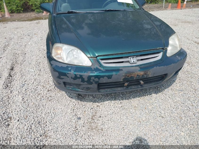 1999 Honda Civic Ex VIN: 1HGEJ8141XL077490 Lot: 39312990