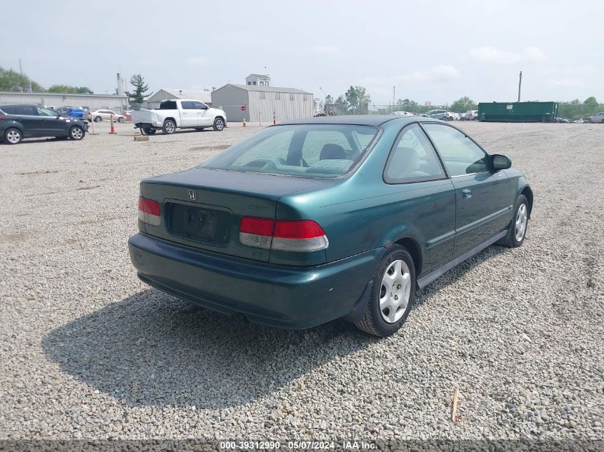 1999 Honda Civic Ex VIN: 1HGEJ8141XL077490 Lot: 39312990