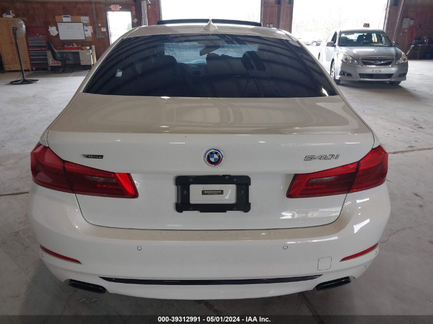 2018 BMW 540I xDrive VIN: WBAJE7C51JWC99566 Lot: 39312991