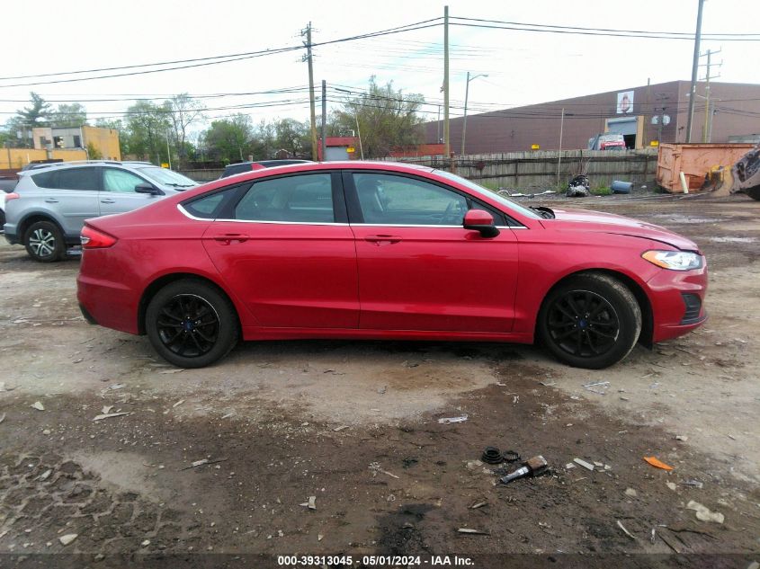 2020 Ford Fusion Se VIN: 3FA6P0HD0LR119822 Lot: 39313045