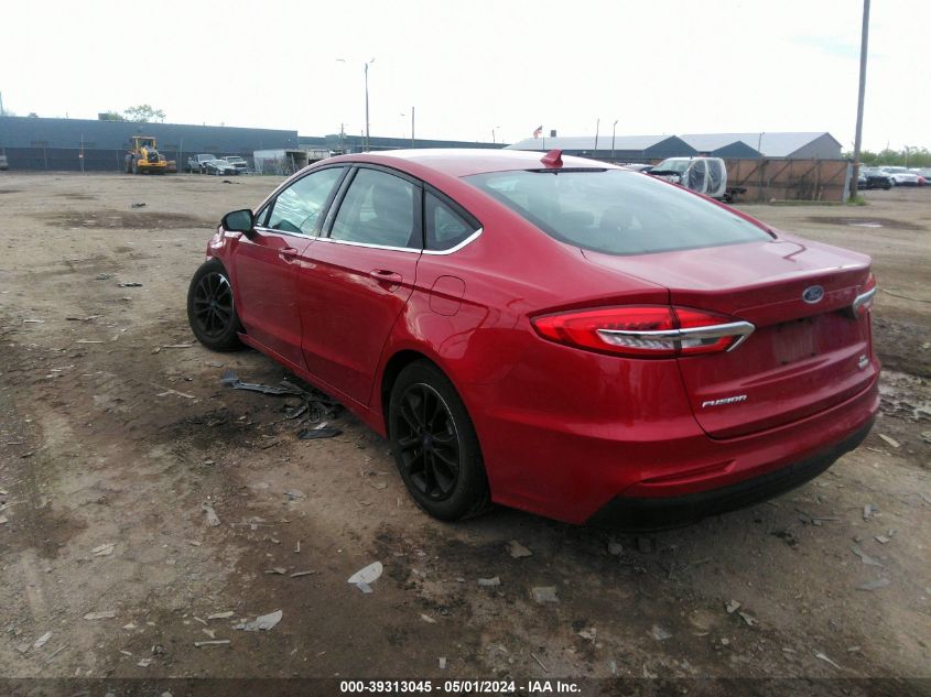 2020 Ford Fusion Se VIN: 3FA6P0HD0LR119822 Lot: 39313045