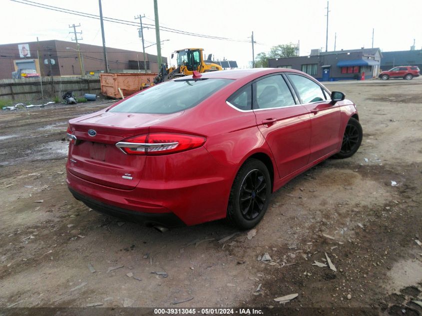 2020 Ford Fusion Se VIN: 3FA6P0HD0LR119822 Lot: 39313045