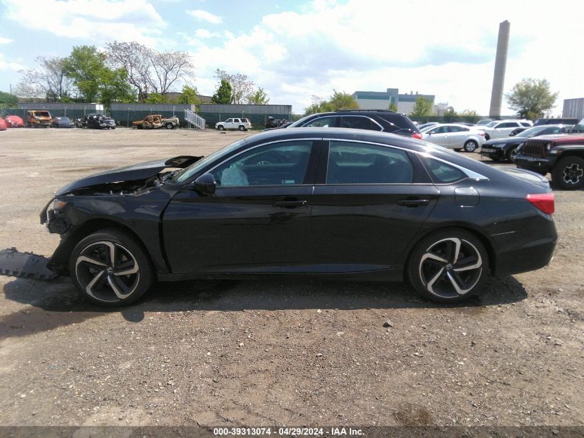 2022 Honda Accord Sport VIN: 1HGCV1F31NA100052 Lot: 39313074