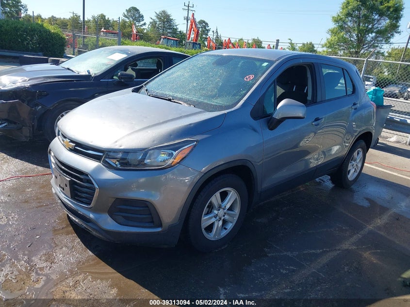 VIN 3GNCJKSB8LL230128 2020 CHEVROLET TRAX FWD LS