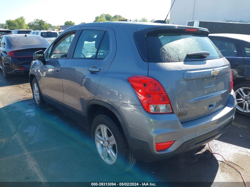 VIN 3GNCJKSB8LL230128 2020 CHEVROLET TRAX FWD LS