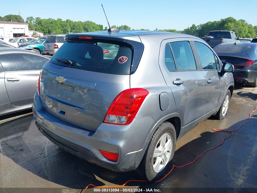 VIN 3GNCJKSB8LL230128 2020 CHEVROLET TRAX FWD LS
