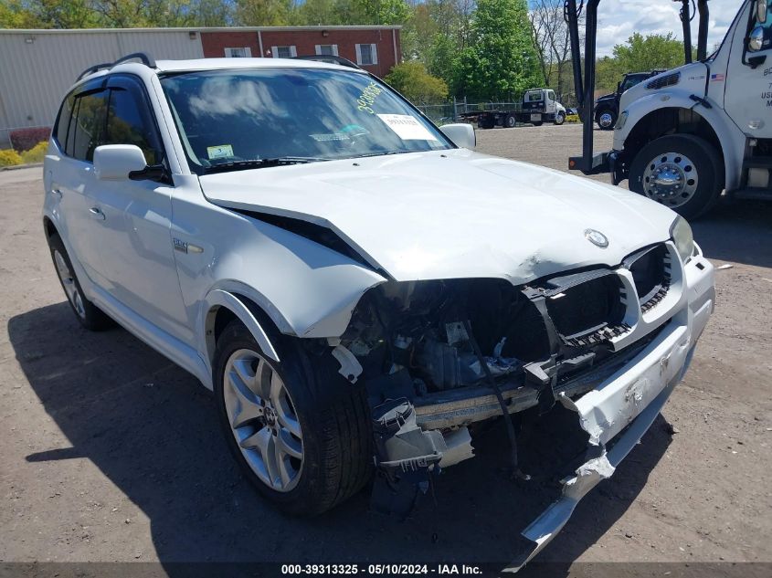 2007 BMW X3 3.0Si VIN: WBXPC93447WF00149 Lot: 39313325