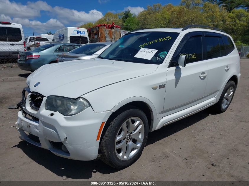 2007 BMW X3 3.0Si VIN: WBXPC93447WF00149 Lot: 39313325