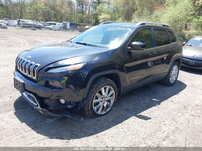 2014 Jeep Cherokee Limited VIN: 1C4PJMDB4EW142872 Lot: 39313362