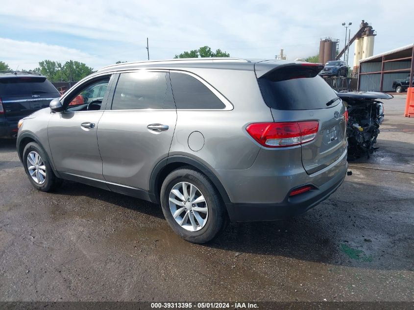 2017 Kia Sorento 2.4L Lx VIN: 5XYPGDA34HG250339 Lot: 39313395