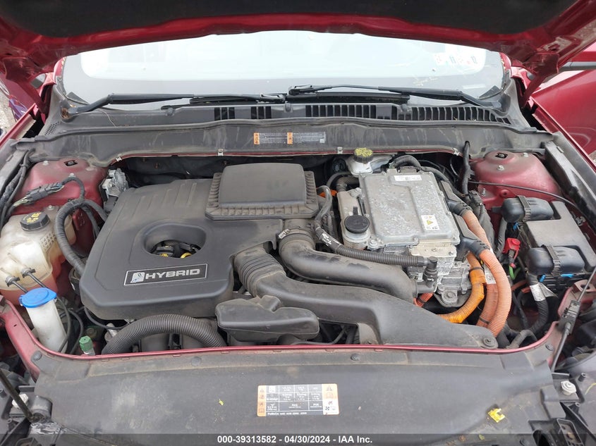 VIN 3FA6P0LU2JR172235 2018 FORD FUSION HYBRID SE