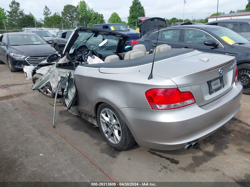 2008 BMW 128I VIN: WBAUL73508VJ74008 Lot: 39313609