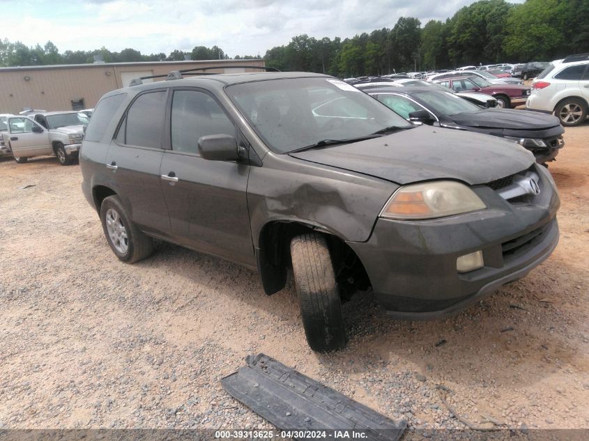 2006 Acura Mdx VIN: 2HNYD18676H506896 Lot: 39313625