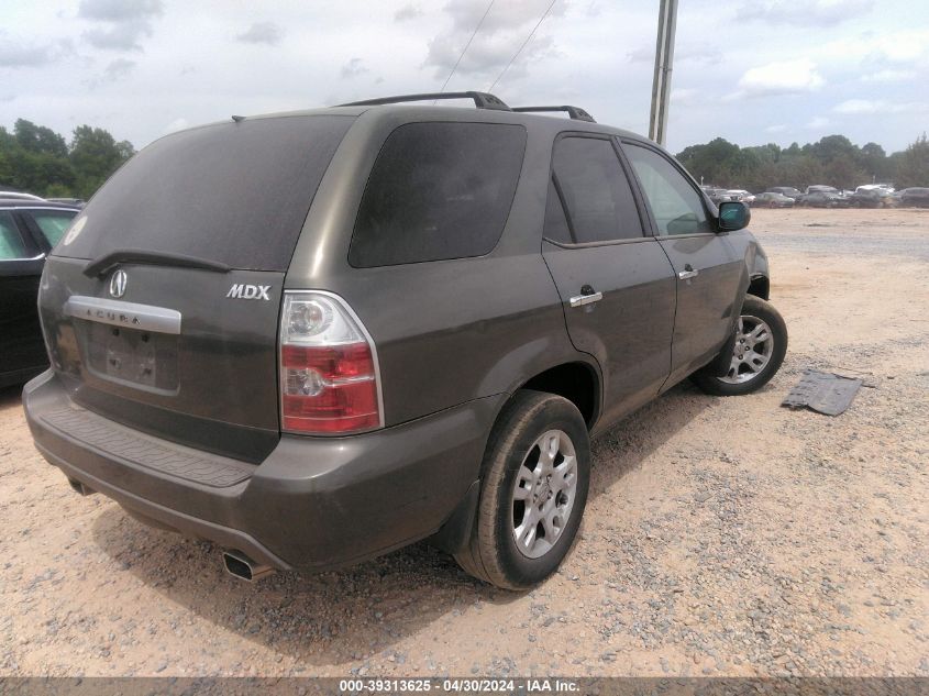 2006 Acura Mdx VIN: 2HNYD18676H506896 Lot: 39313625