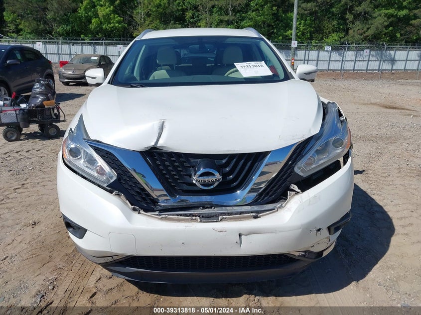 2016 NISSAN MURANO SL - 5N1AZ2MG3GN126696